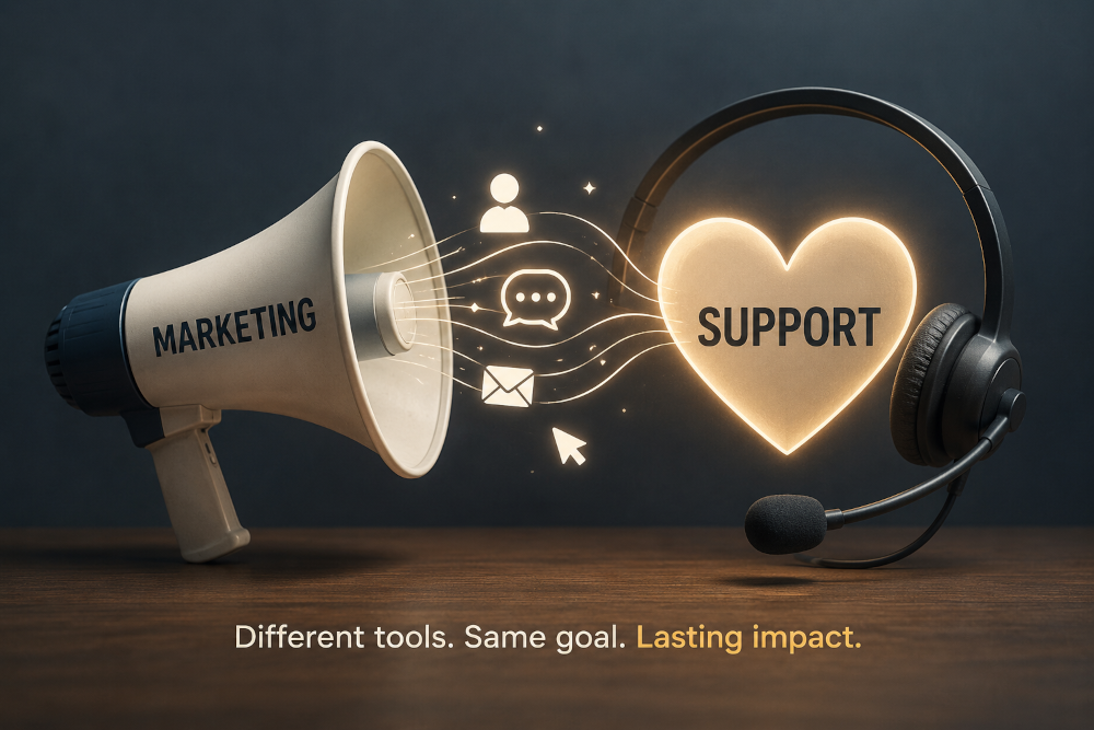Support Is Marketing in Disguise